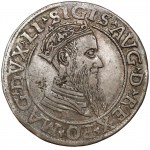 Sigismund II Augustus, Vierfacher Vilnius 1567 - Fehler D ^ REX - sehr selten