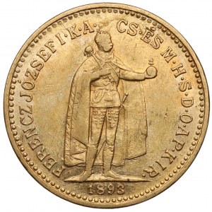 Węgry, Franciszek Józef I, 10 korona 1893 KB