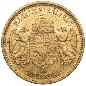 Maďarsko, František Josef I., 10 korun 1893 KB