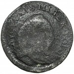August III Sas, Penny 1754? H - KONTRAMARKA F