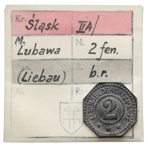 Liebau (Lubawa), 2 fenigy bez data - ex. Kalkowski