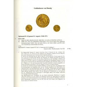 Aukční katalog vynikající sbírky zlatých mincí z Gdaňska - Hess Divo 2001