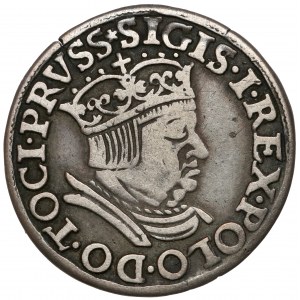 Sigismund I. der Alte, Trojak Danzig 1536