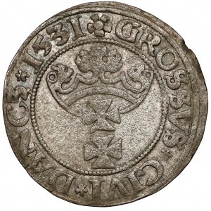 Sigismund I the Old, Gdańsk penny 1531 - PR