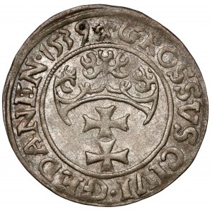 Zikmund I. Starý, gdaňský groš 1539 - velmi pěkný
