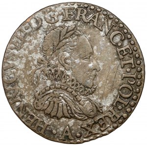 Henrich Valois, korunovačný žetón 1575