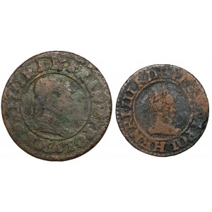 Henry Valois, tournois and double tournois - set (2pcs)