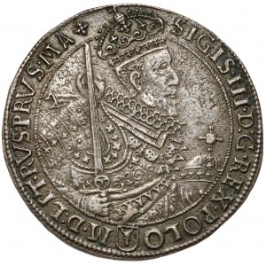 Žigmund III Waza, Thaler Bydgoszcz 1629 - Polovičný Kozič na Av.