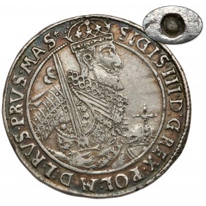 Sigismund III Vasa, PÓŁTALAR Bydgoszcz 1628 II - mit Stempel - sehr selten