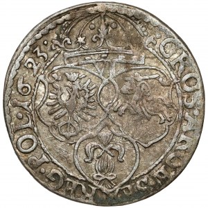 Zygmunt III Waza, Szóstak Kraków 1623 - datum na obrubě