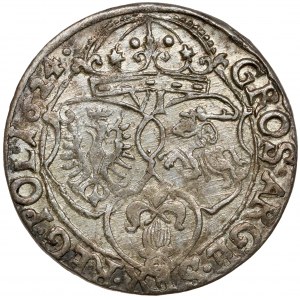 Sigismund III Vasa, Sixpence Cracow 1624 - b.nice