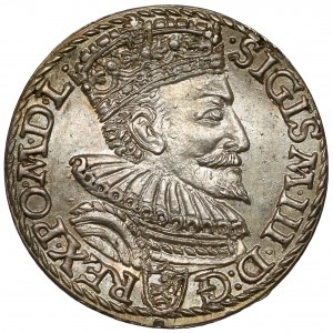 Zygmunt III Waza, Trojak Malbork 1594 - okazowy