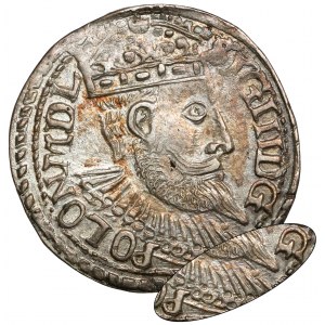Sigismund III. Vasa, Trojak Olkusz 1599 - ohne R - selten