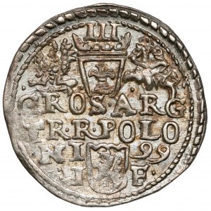 Sigismund III. Vasa, Trojak Olkusz 1599 - ohne R - selten