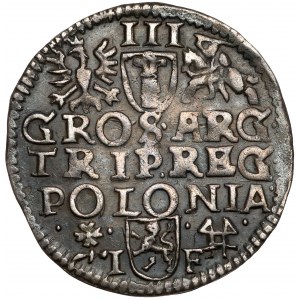 Sigismund III Vasa, Trojak Wschowa 1595 - date in the rim