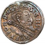 Sigismund III Vasa, Trojak Bydgoszcz 1601 - kleine Rosetten