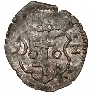 Zygmunt III Waza, Denar Wschowa 1592 CWF - B.RZADKI
