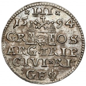 Žigmund III Vasa, Trojka Riga 1594