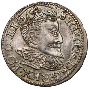 Zygmunt III Waza, Trojak Ryga 1595 - b.ładny