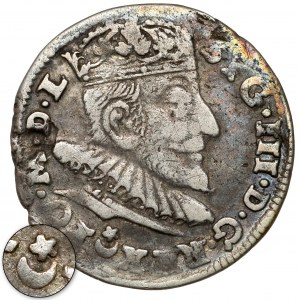 Zygmunt III Waza, Trojak Wilno 1589 - Leliwa (RRR)