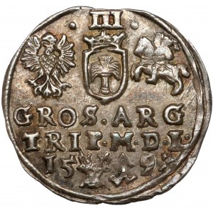 Zygmunt III Waza, Trojak Wilno 1597 - b.ładny