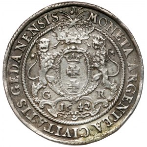 Ladislav IV Vasa, tolar Gdaňsk 1642 GR - RARE