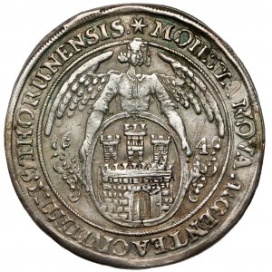 Johannes II. Kasimir, Thaler Toruń 1649 - im Mantel - RARE