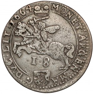 John II Casimir, Ort Vilnius 1664 - with borders