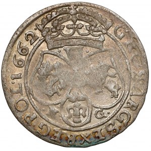 Johannes II. Kasimir, Sechster von Poznań 1662 NG - Rand auf Rw. - B.RZADKI