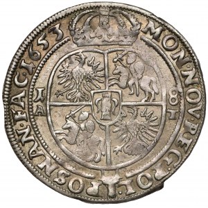 Johannes II. Kasimir, Ort Poznań 1653 AT - oval