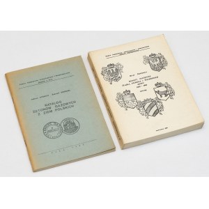 Zestaw literatury numizmatycznej (2szt) - katalogi monet zastępczych