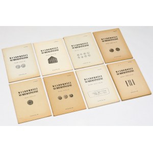 Wiadomości numizmatyczne 1979-1984 - zestaw (9szt)