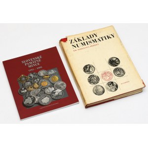 Set of numismatic literature (2pcs) - catalogs of Slovenian coins