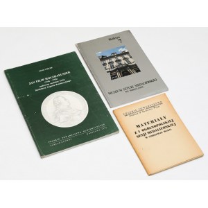 Set of numismatic literature (3pcs) - Więcek and numismatic articles