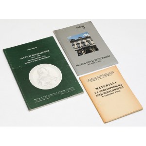 Sada numismatické literatury (3ks) - Więcek a numismatické články