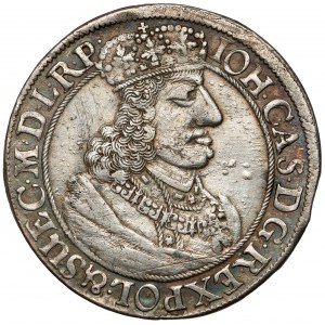 Ján II Kazimír, Ort Gdansk 1657 DL - typ I