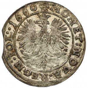 Jan II Casimir, 3 krajcary Opole 1660 TT - sehr selten