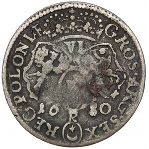 Jan III Sobieski, šestý krakovský 1680 TLB - písmeno K - RARE