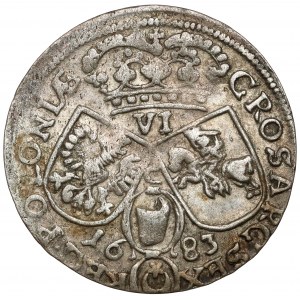 Jan III Sobieski, Szóstak Kraków 1683 - C - w koronie