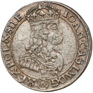 Jan II Kazimierz, Szóstak Bydgoszcz 1667 TLB - umwickelte Schilde