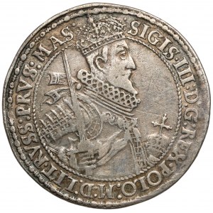 Žigmund III Vasa, ľahký tolar 1621/20, Bydgoszcz - RARE