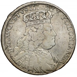 Augustus III Saxon, HALF-TALAR Leipzig 1754 EDC - very rare