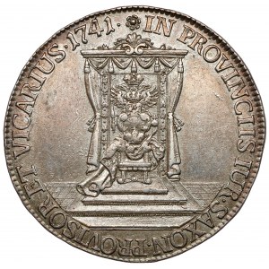 Augustus III. Sas, Vikar-Halbtaler 1741