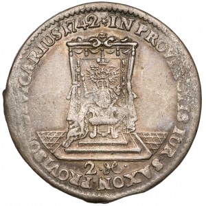 Augustus III Saxon, Vicar's double-barreled 1742
