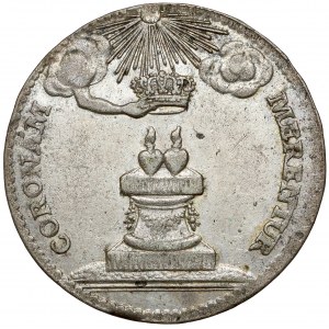 Augustus III. Sas, Dwugrosz 1738 - Hochzeitsfeier