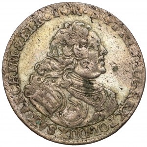 August III Sas, farářský groš 1740
