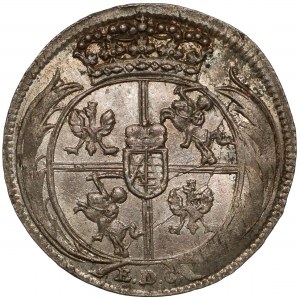 August III Sas, 1/24 Taler 1754 L / EDC, Leipzig