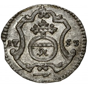 August III Sas, Halerz 1753 FWóF, Drezno