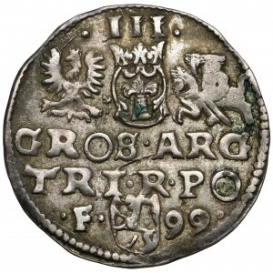 Sigismund III Vasa, Trojak Wschowa 1599 - corrugated orifice