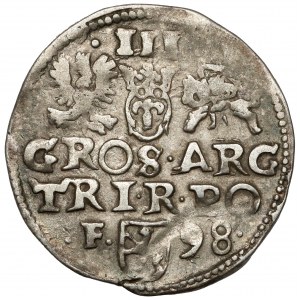 Zygmunt III Waza, Trojak Wschowa 1598 - F z lewej - SIGI